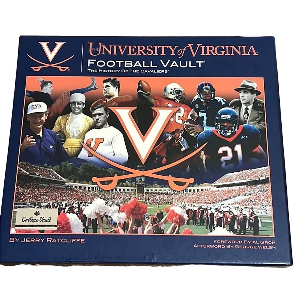 University of Virginia Football Vault Book by Jerry Ratcliffe (2008, Hardback)